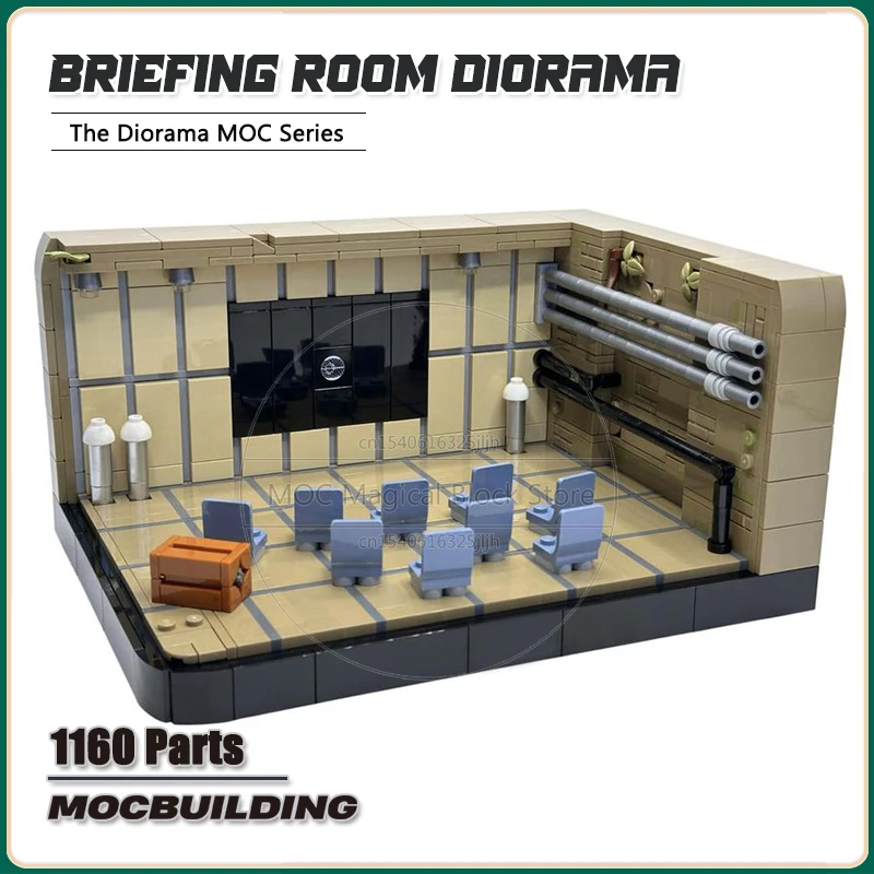 Rebel Base Briefing Room Bricks Star Movie Model Moc Building Technology DIY Assembly Sets Collection Toys Xmas Gifts