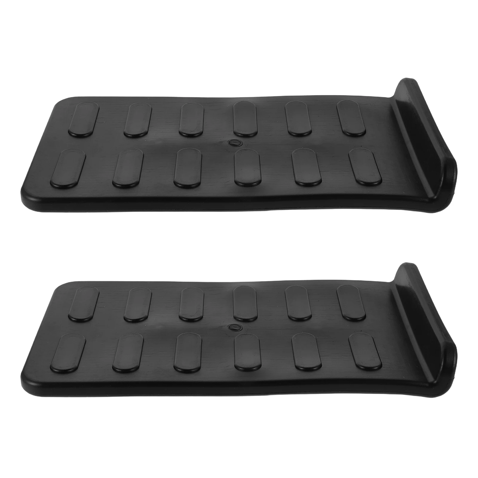 

1 Pair Pedal Pads Durable PVC Anti Slip Black Gym Accessories For Men Replacement Elliptical Machine Accessories