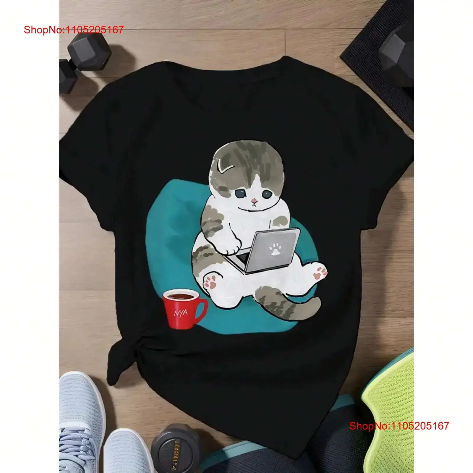 

Женская футболка с круглым вырезом и принтом, модная винтажная стираная домашняя мягкая дизайнерская одежда, модная растянутая удобная одежда