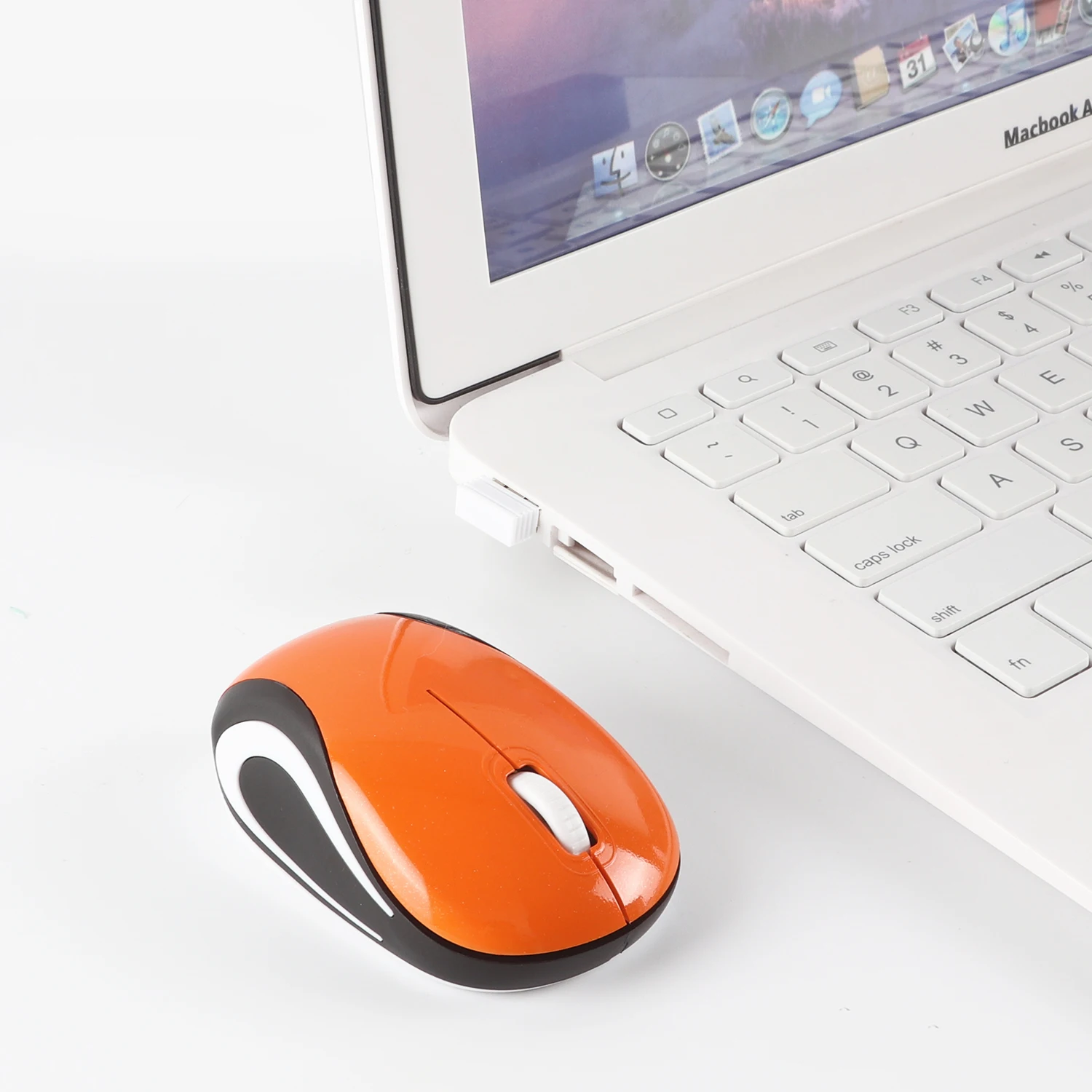 Mini-souris optique de jeu sans fil, 1600DPI, USB, ergonomique, pour ordinateur Portable, PC, cadeau pour enfants