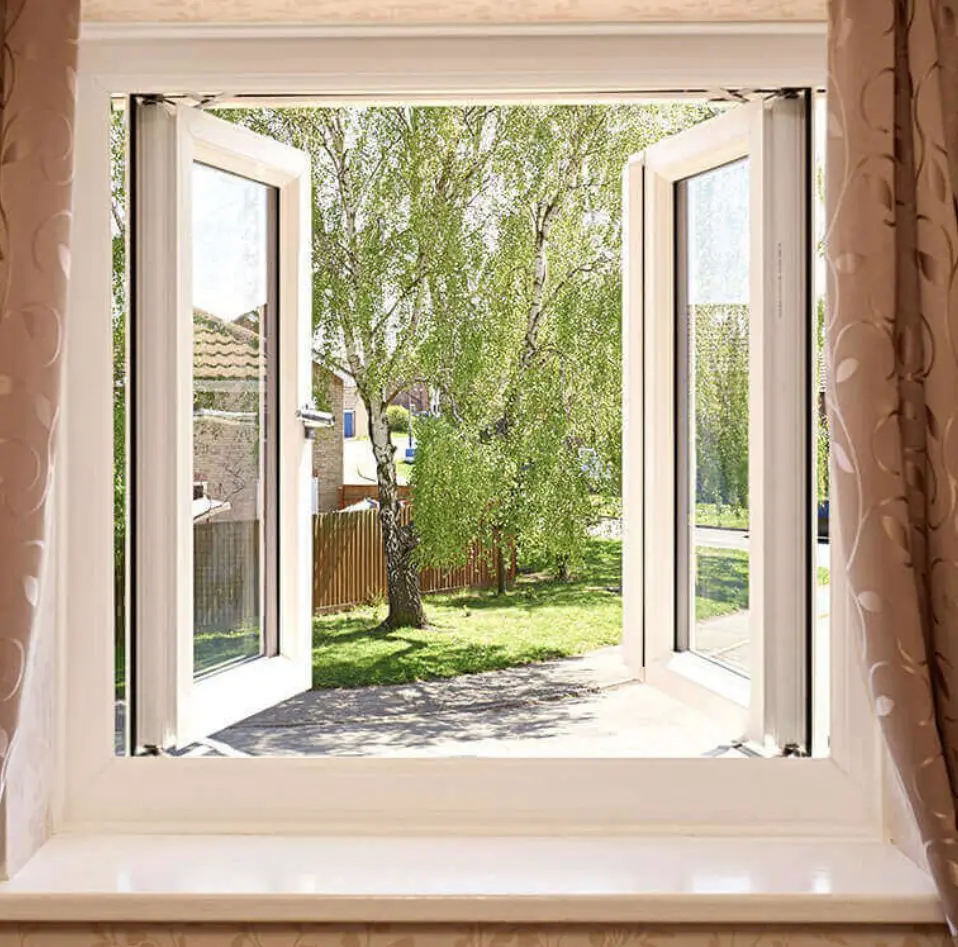 

Simple Style Aluminum Alloy Waterproof Windows Weather Resistant Casement Windows Sound-insulation Windproof with High Quality