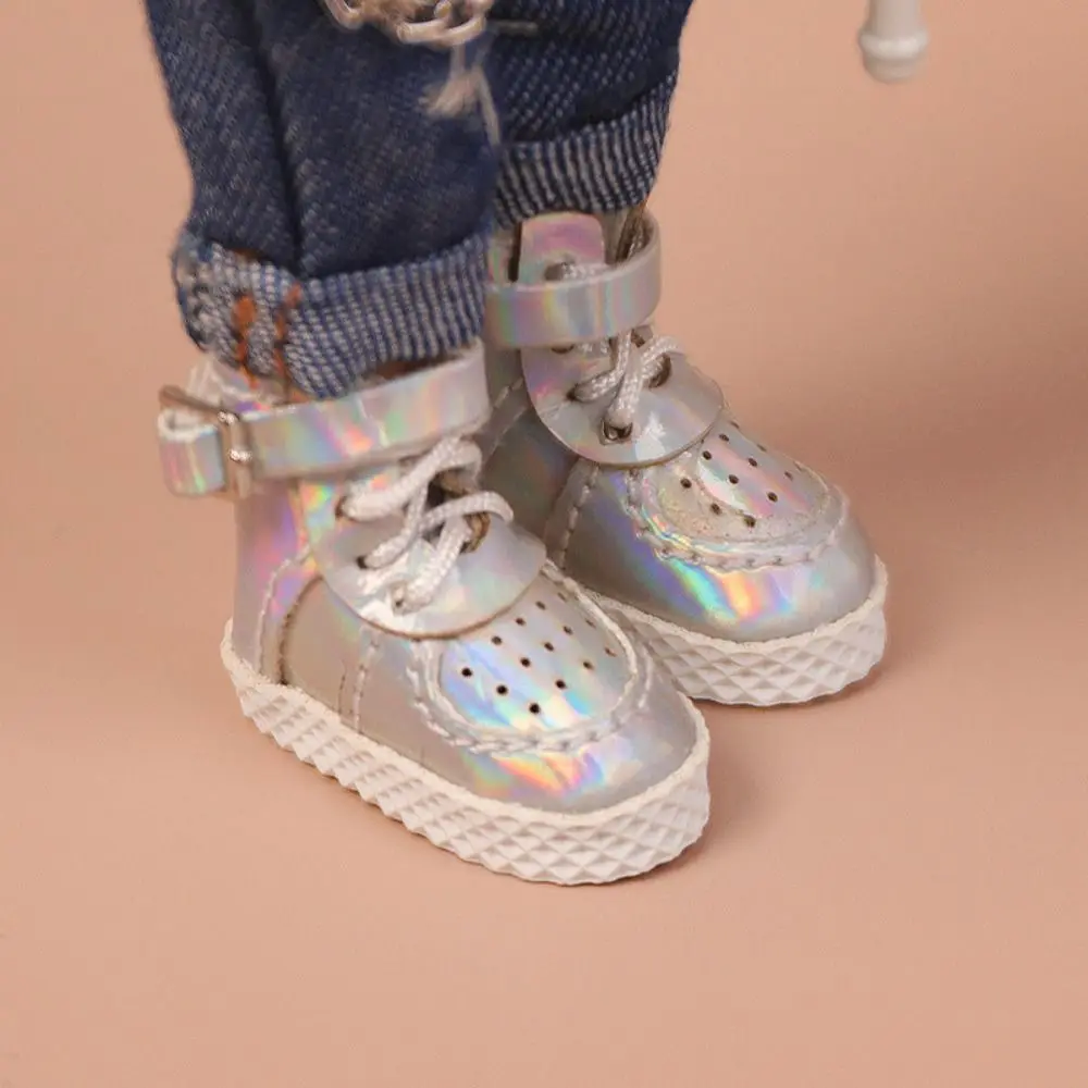 PU Pop Sportschoenen Mode Geschikt Mode Sneakers 5 Kleuren DIY Pop Speelgoed Voor 1/11 OB11 Poppen/voor 1/12 BJD Poppen