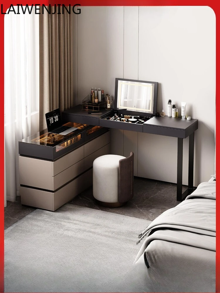 

SGF flip dresser chest cabinet integrated simple modern light luxury mirror can be hidden