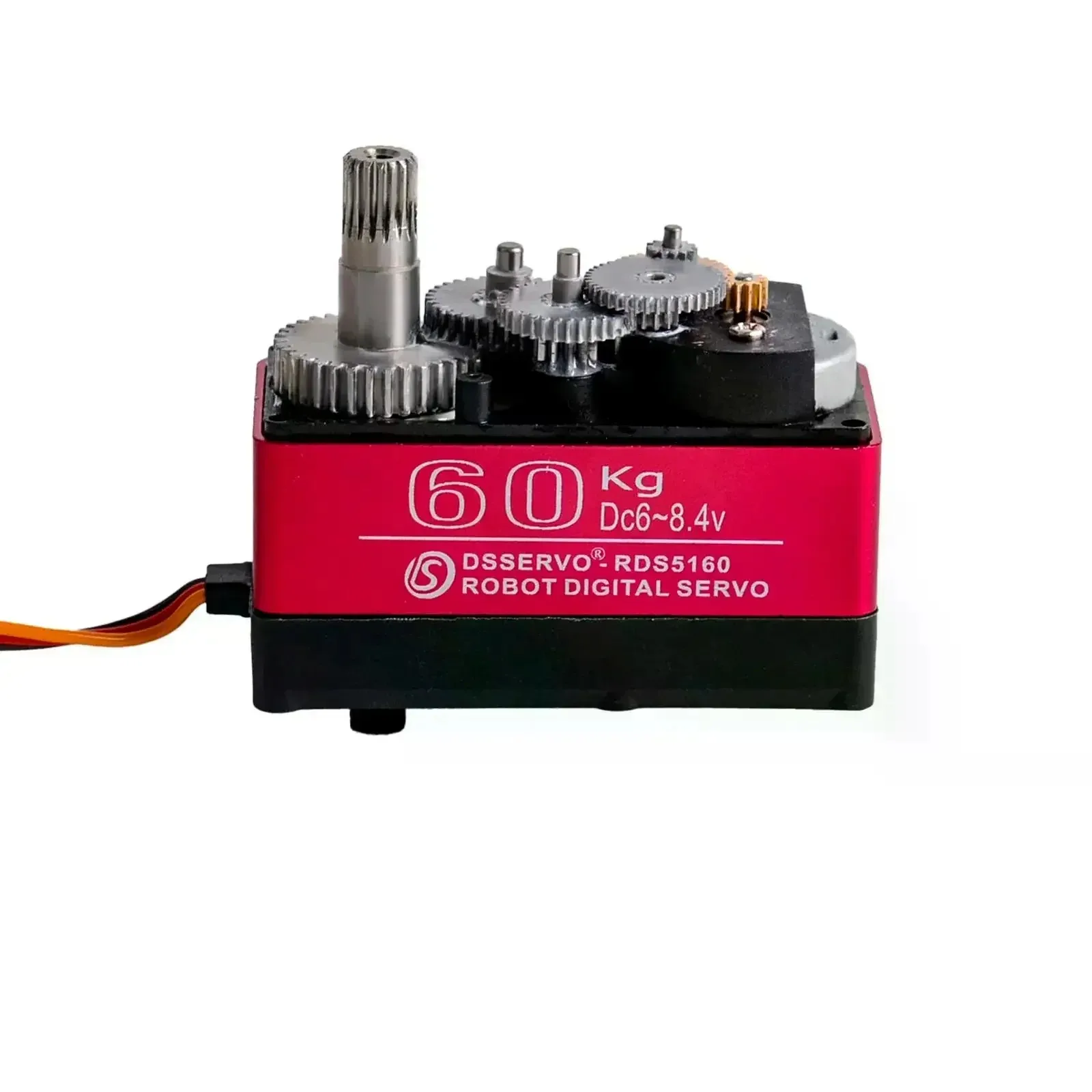 RDS5160 SSG 60kg High Torque Digital Servo 270 Degree Metal Gear 7.4V with Aluminum U Bracket for Robotics Projects