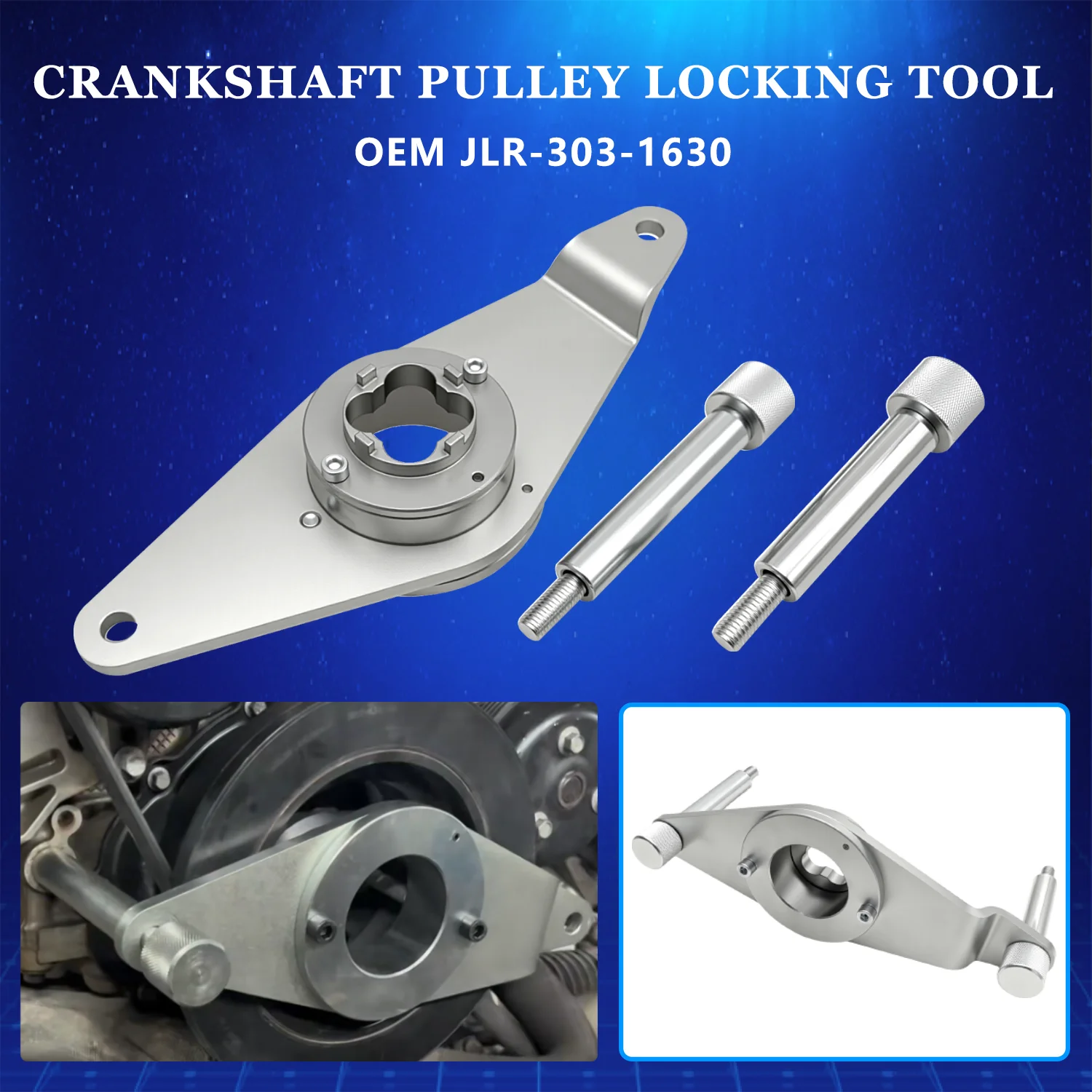 カムシャフトタイミングツールキット ピストン圧縮リセットツール ランドローバー 3.0T PT306 I6 ガソリンインライン 6 気筒エンジン用