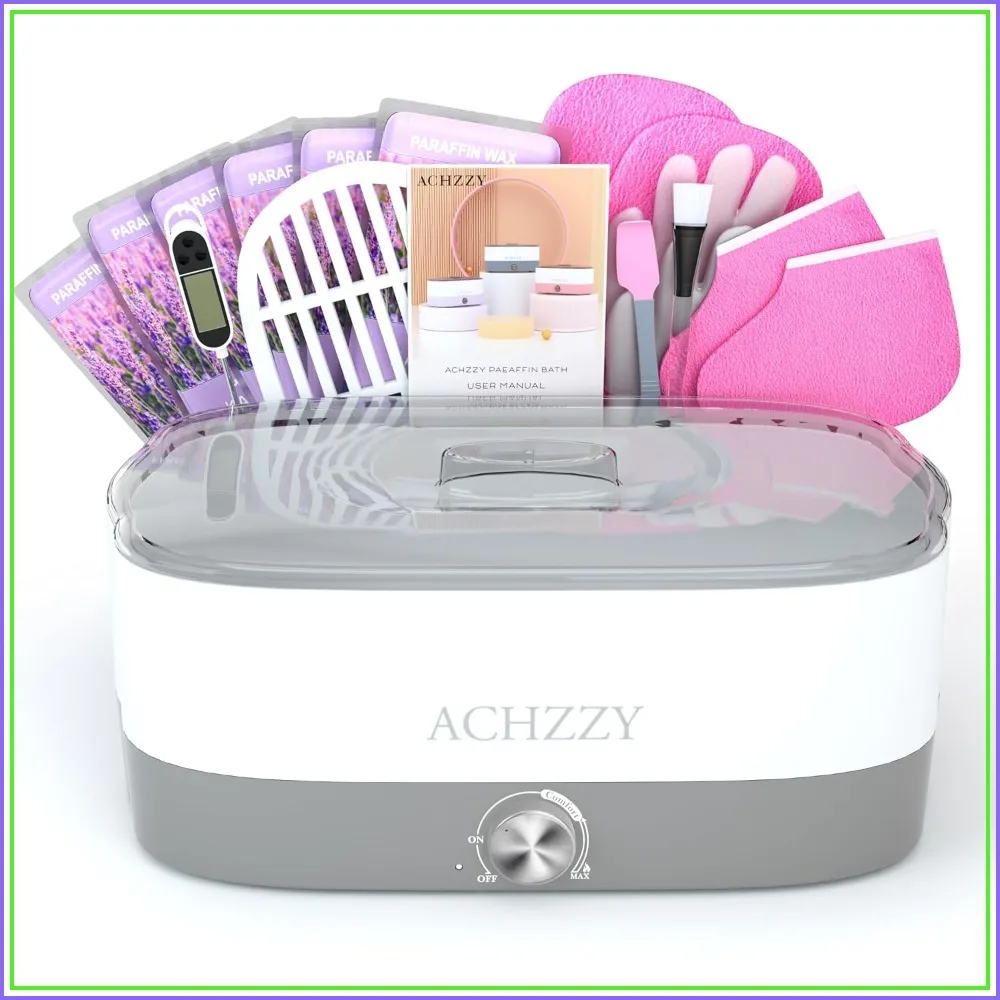 Paraffin Wax Machine for Hands & Feet, 4000ml Bath Warmer with Refills, Nourishing & Moisturizing, Professional Spa Treatment for Soft Skin
