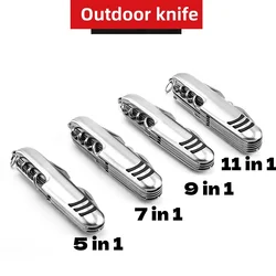 5/7/9/11 In 1 Multifunctional Knife Folding Knife Outdoor Knife Multifunctional Pliers Pocket Knife Army Knife Camping Tools