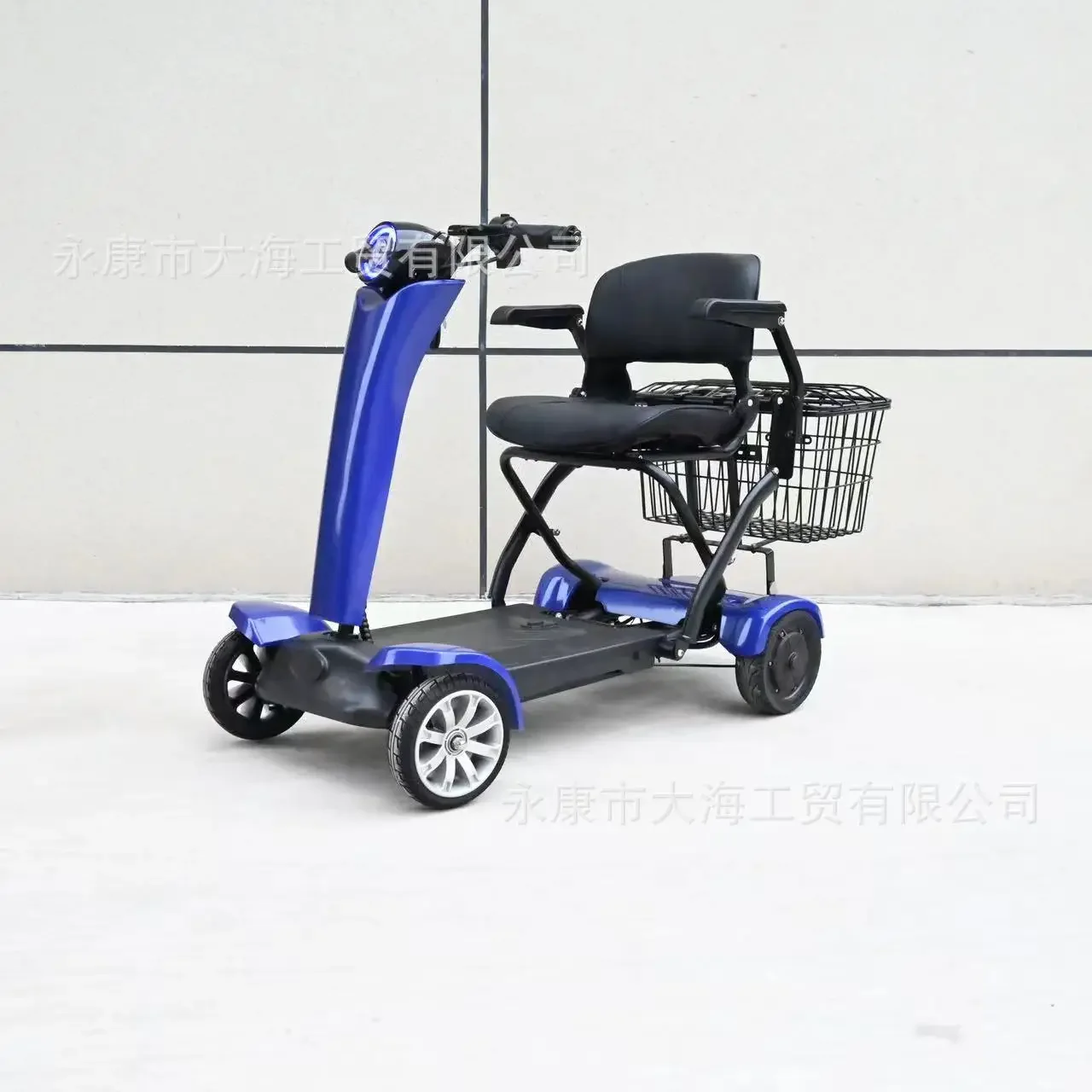 Four-wheel automatic folding electric scooter, elderly scooter, 36V double-drive tram, source factory, half of t