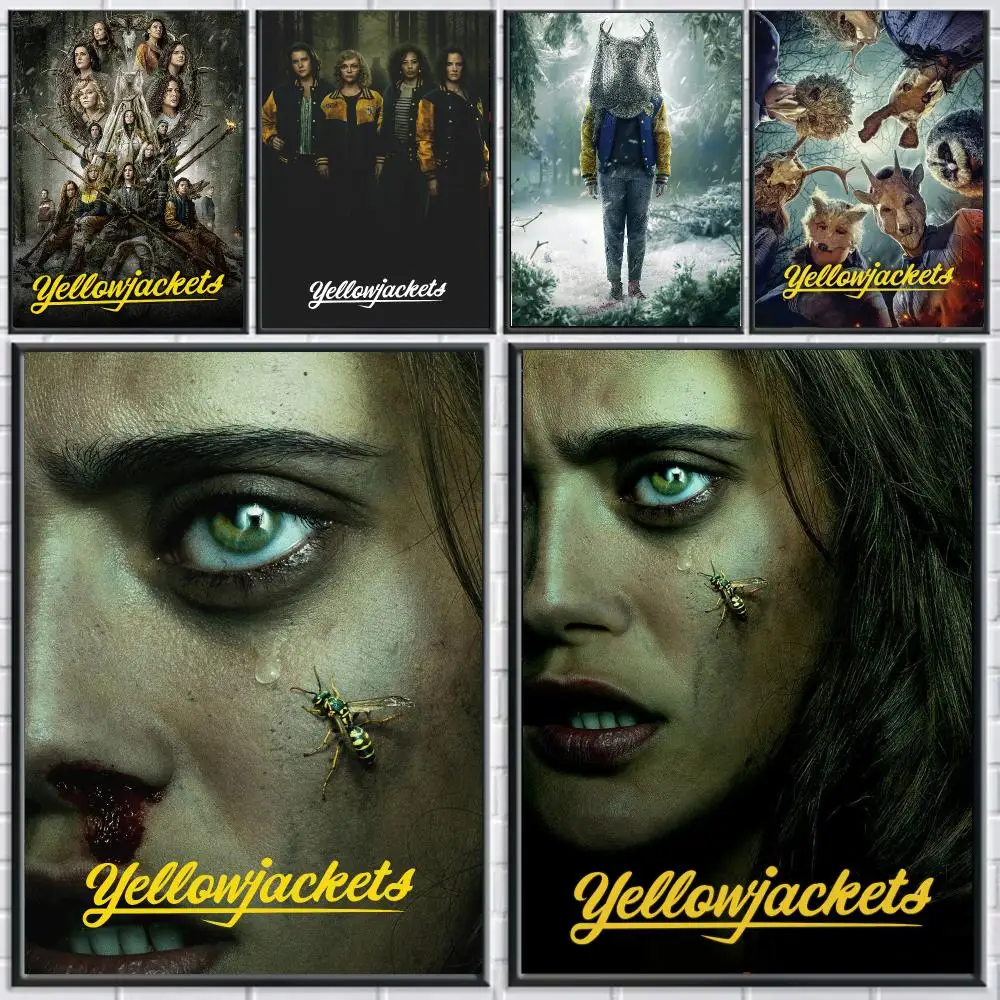 tv series Y-Yellowjackets-S Poster Peel and Stick Wall Art for Cafe Office Bar and Home Decoration