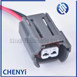 2 Pin Automotive Fuel Injector Connector Plug Wire Harness 06A973722 For 6195-0043 06A 973 722