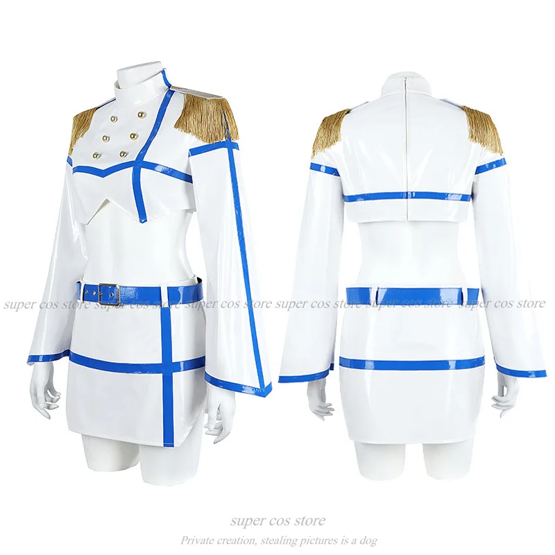 Nociel Nonoa Cosplay Anime 2.5 Dimensional Seduction Costume Nokieru Sexy Uniform SKIRTS Wig Wing Prop Party Outfit for Woman