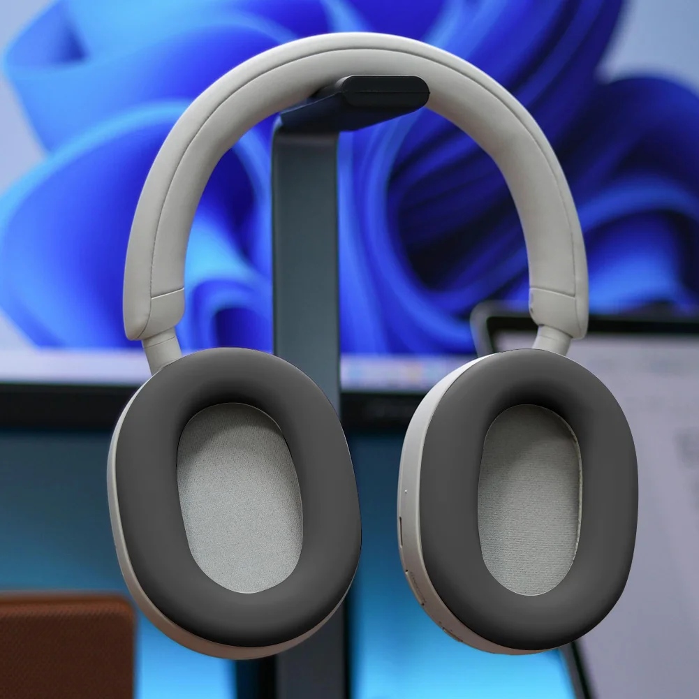 2 fundas de silicona para los auriculares, cojines de repuesto, resistentes al sudor y con capacidad de reducción de ruido, para los auriculares Sony WH-1000XM5.