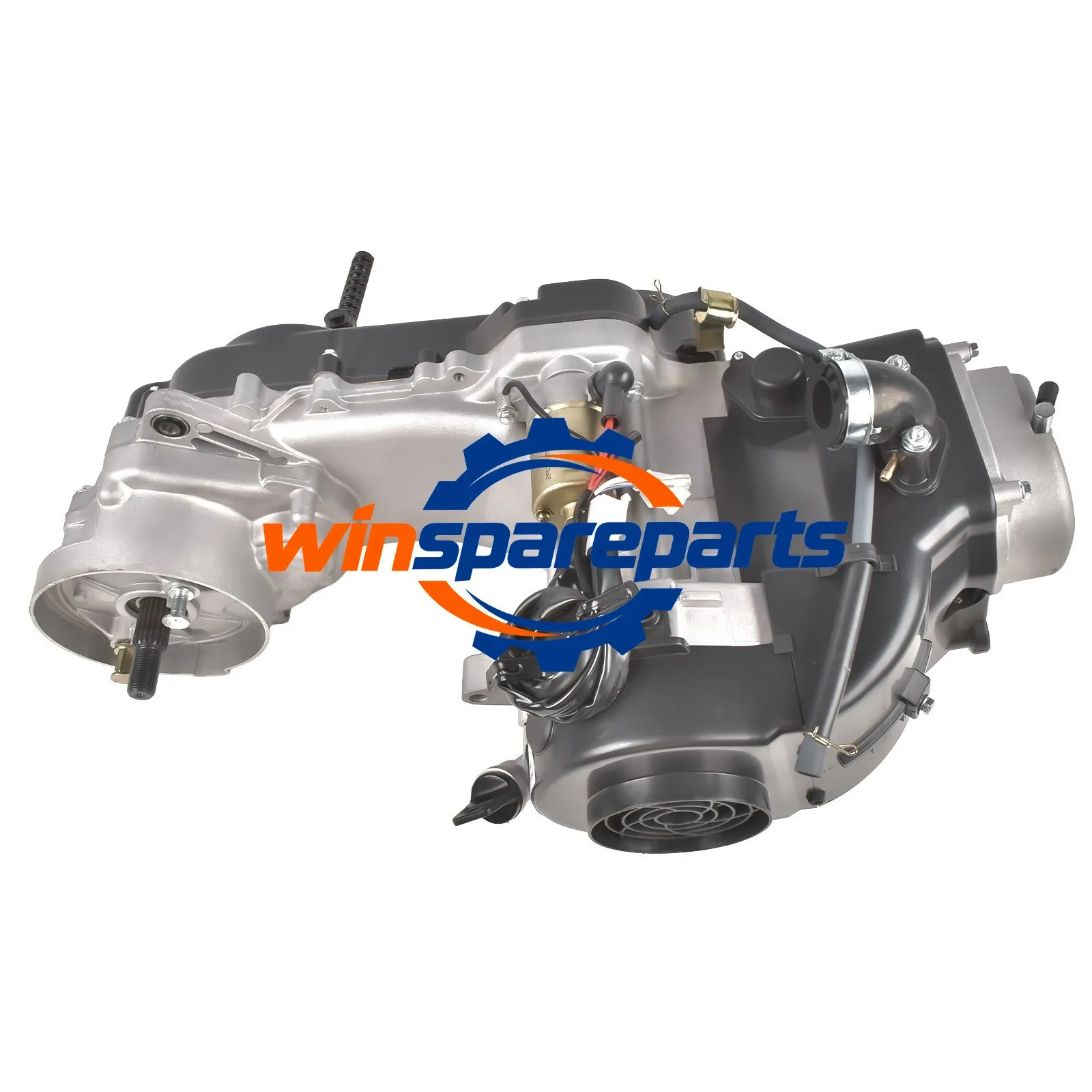 4 Stroke GY6 50cc Motor CVT Transmission Dual Rear Shock Scooter Short Case New