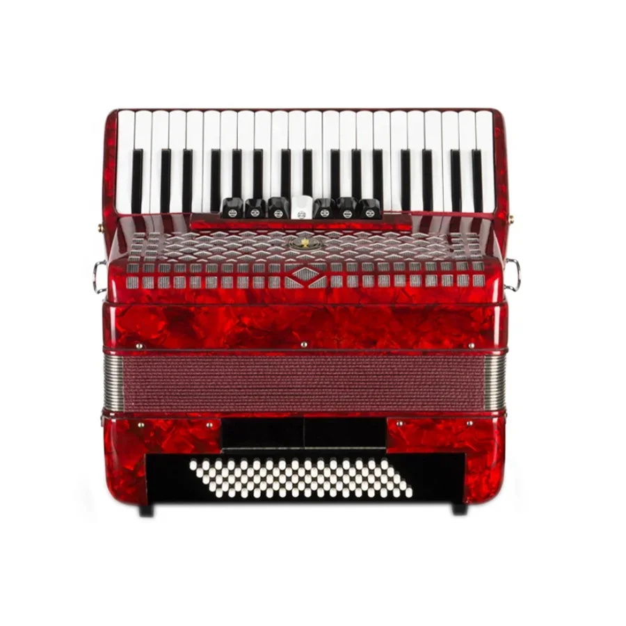 37 Keys 80 Bass 7+2 Registers Piano Keyboard Accordion Instrument