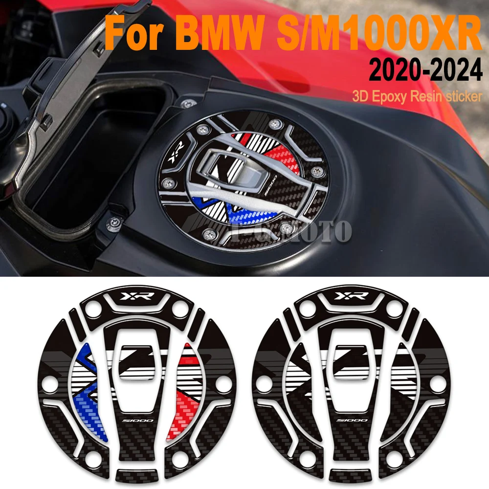 

For BMW S1000XR M1000XR 2020-2024 Motorcycle Accessories Fuel Oil Tank Pad Cap Protection 3D Sticker Decals S 1000 XR M 1000 XR
