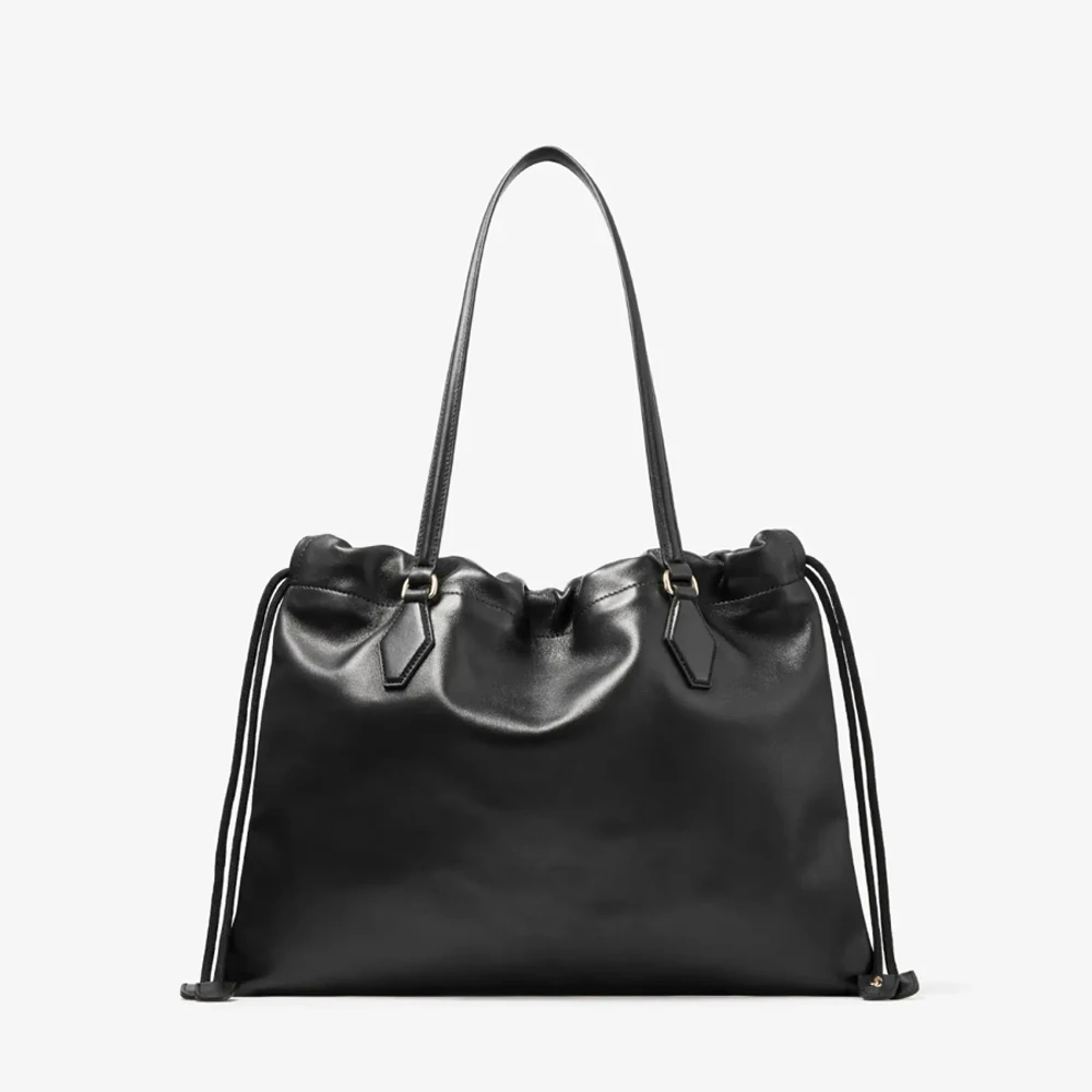 

The New Ladies' Tote Bag Features Adjustable Drawstrings On Both Sides Large-capacity Single-shoulder Underarm Bag