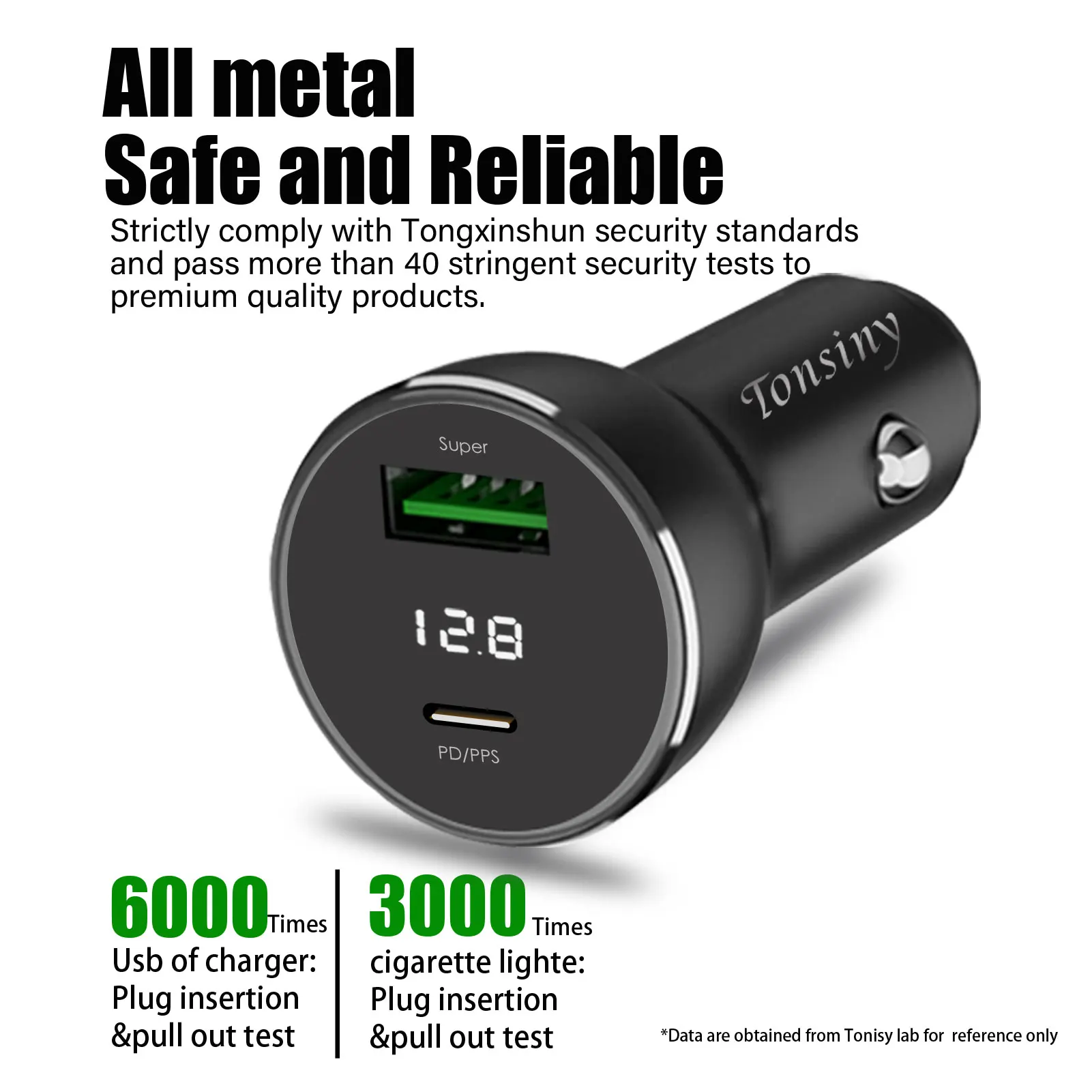 SuperCharge car charger for Honor Magic 5/4/90/70/X8a, 66W cigarette lighter adaptor for HuaWei P50/P40/Nova10/9/Mate50/30 plug