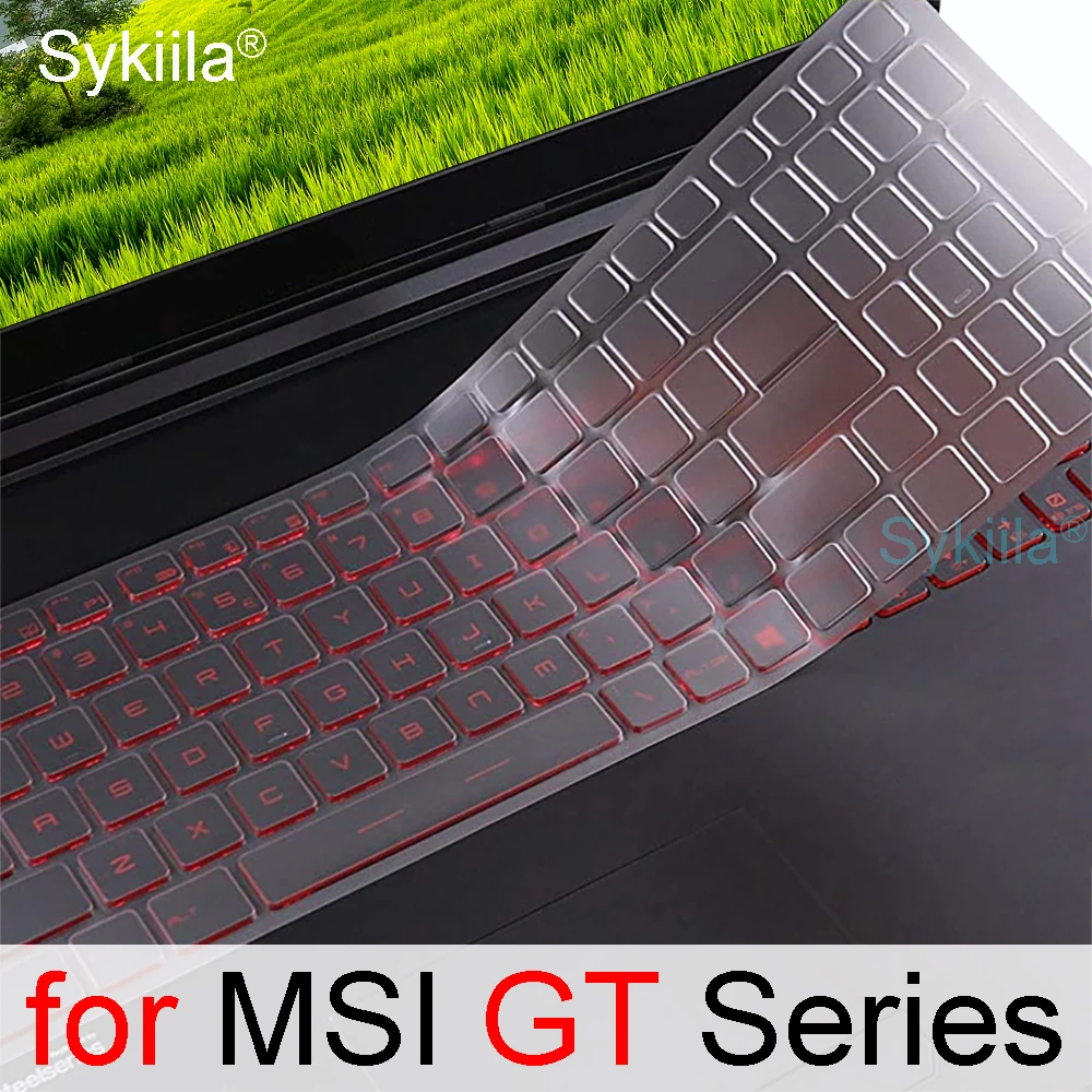 Keyboard Cover for MSI GT76 Titan DT GT75 GT73VR GT83VR GT72 GT72S GT72VR GT70 GT63 GT62VR GT60 Gaming Laptop Silicone Skin Case