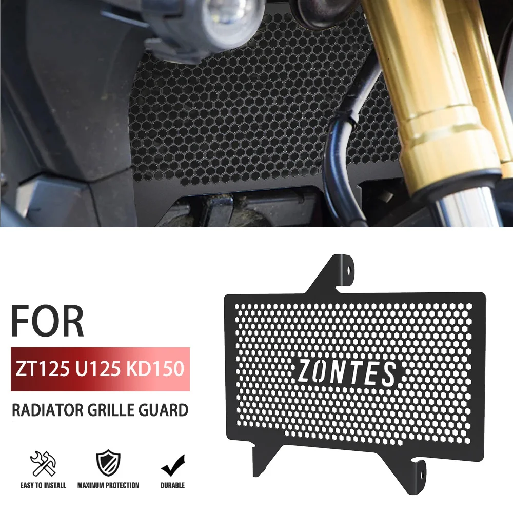 Motorcycle Radiator Grill Guard Protector Cover For Zontes U-125 ZT125-U 125-U 125-U1 155U KD150-U G1 U1 Z2 U125 ZT125 2020-2024