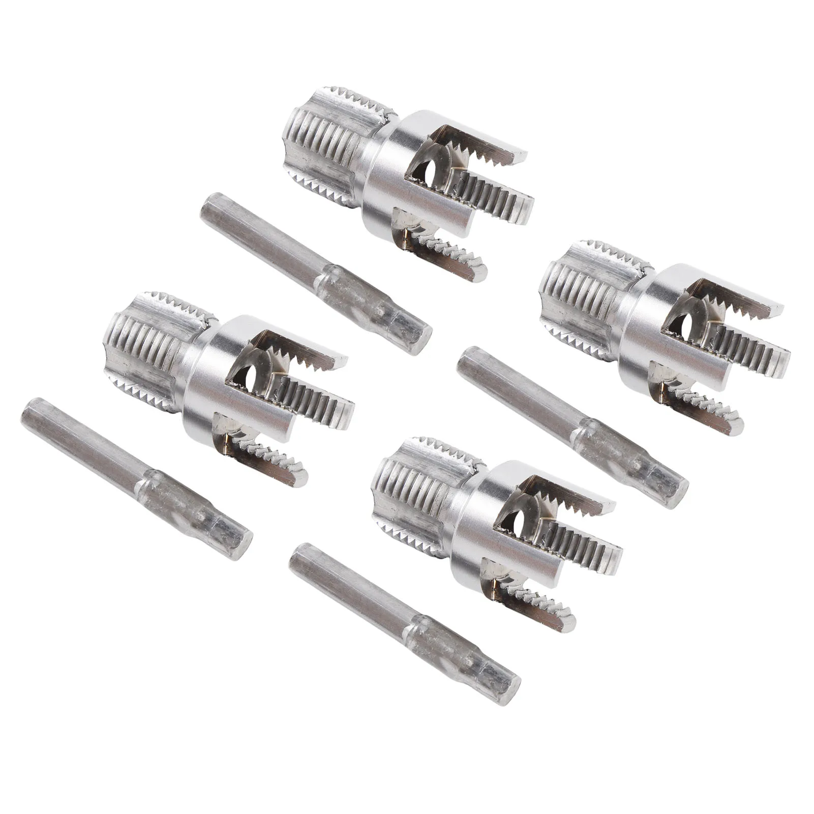 PVC Pipe Threader Kit Internal External Pipe Threading Tool Prevent Wear Non Slip 4 Set Fast Thread Cutting Small for Plumbing