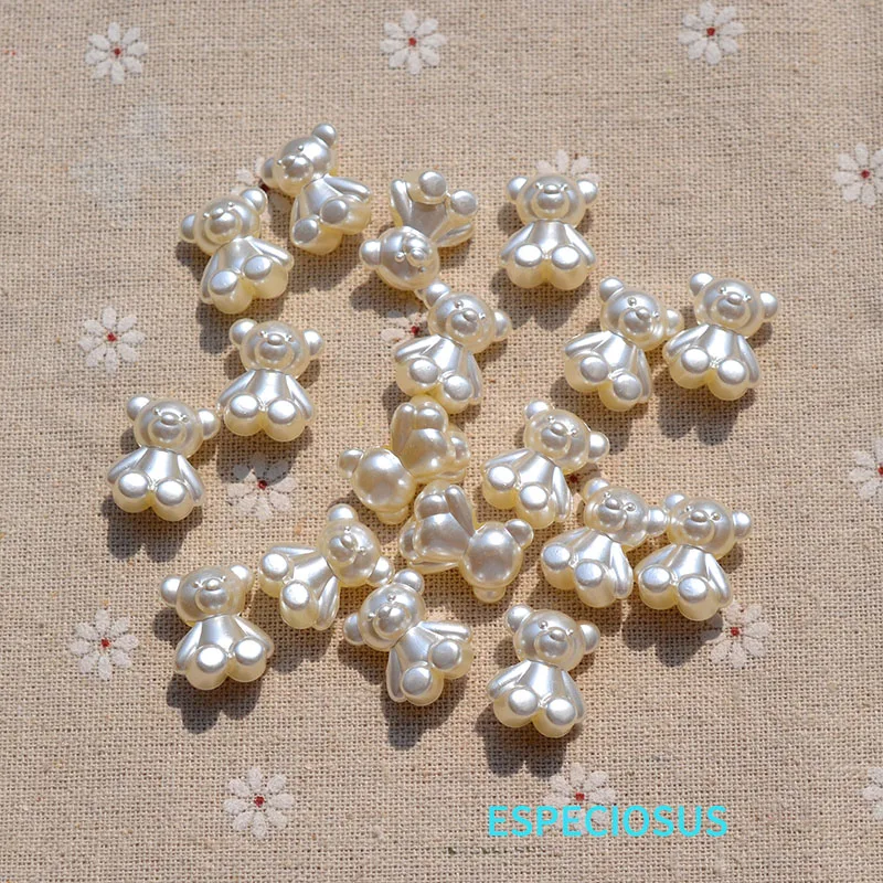 Multi Color Cute Bear Beads 19MM Lovely Acrylic Charms For Bracelet Making Departments DIY Fashion Jewelry Making Accessories