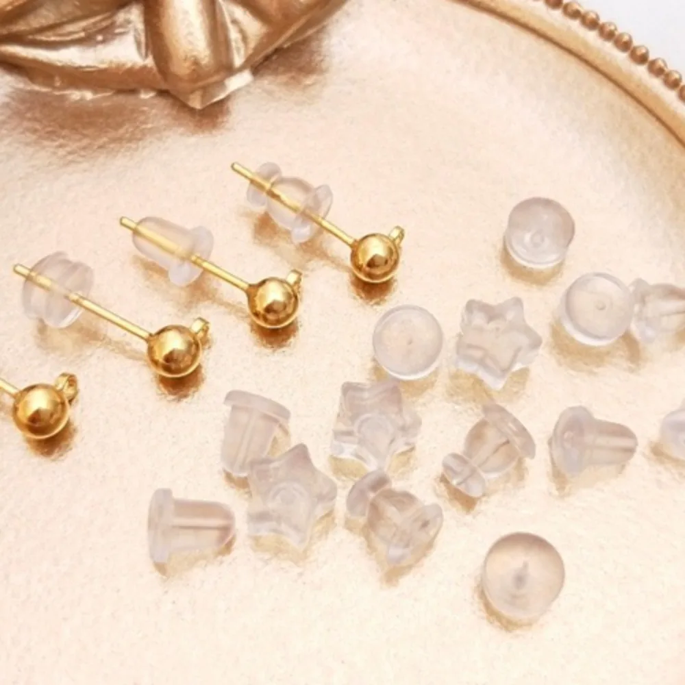 

Transparent Silicone Ear Plugs Non-slip and Versatile Earrings Earplugs Plugs Bullets Anti-stud Earplugs