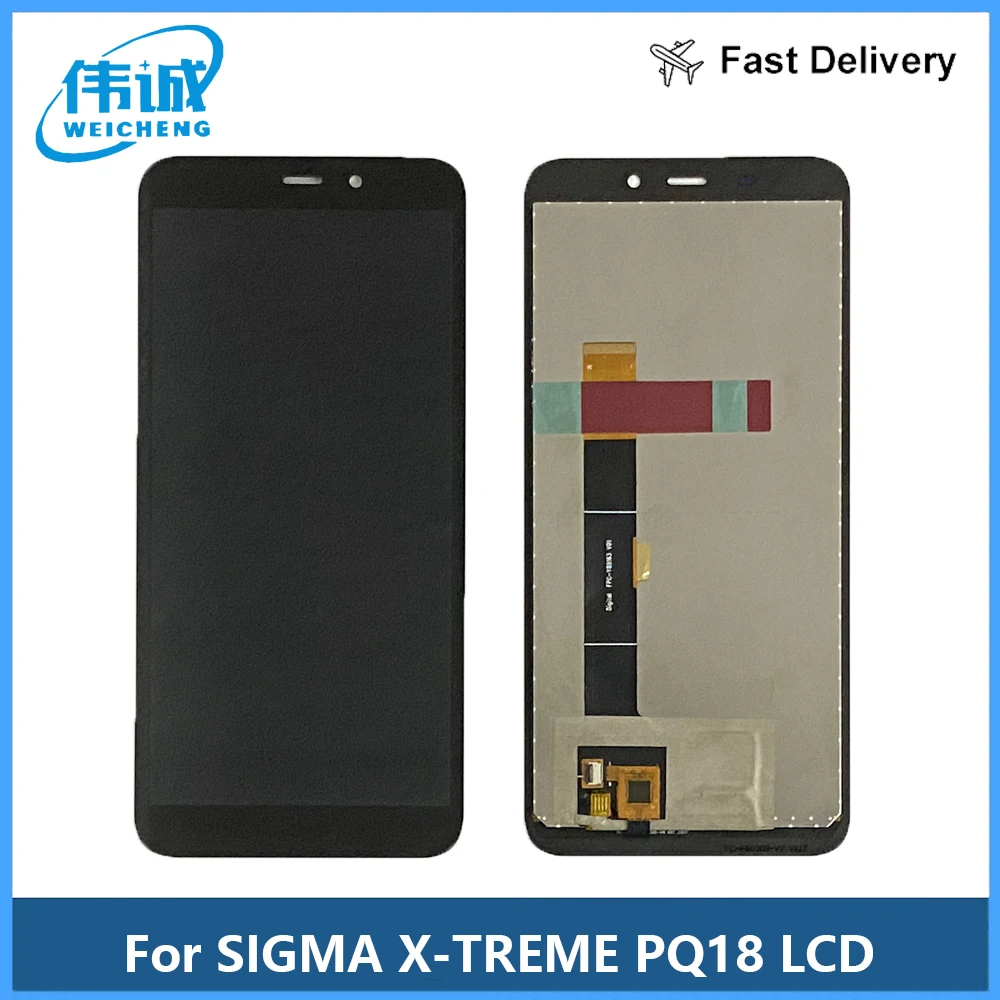 Original LCD For SIGMA X-TREME PQ18 LCD Display Touch Screen Digitizer Assembly Replacement pq18 pq 18 LCD Sensor