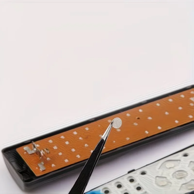 100PCS Round 4mm Self-Adhesive Conductive Dot Patches, Pre-Cut Button Repair Stickers for Remotes, Keyboards, Xbox & Control