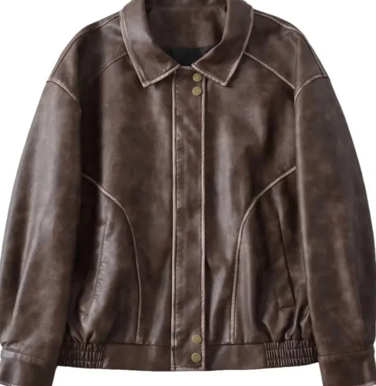 Abrigo liso con solapa a la moda para chaqueta de bolsillo, prendas de vestir exteriores elegantes de calle para mujer