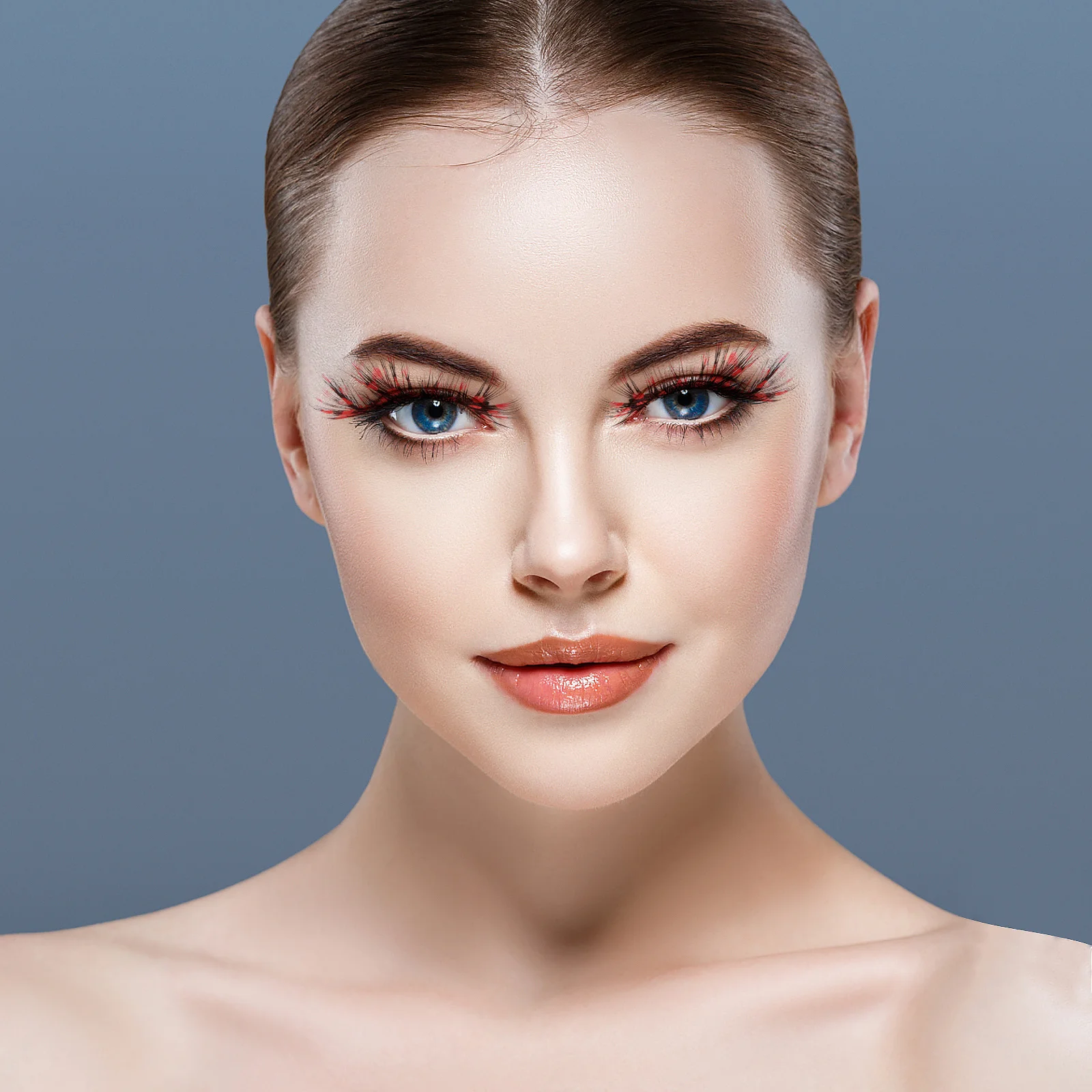 4Pairs False Eyelash Premium Thick Full Natural Look Makeup Party Halloween Cosplay Performance Fake Eyelashes