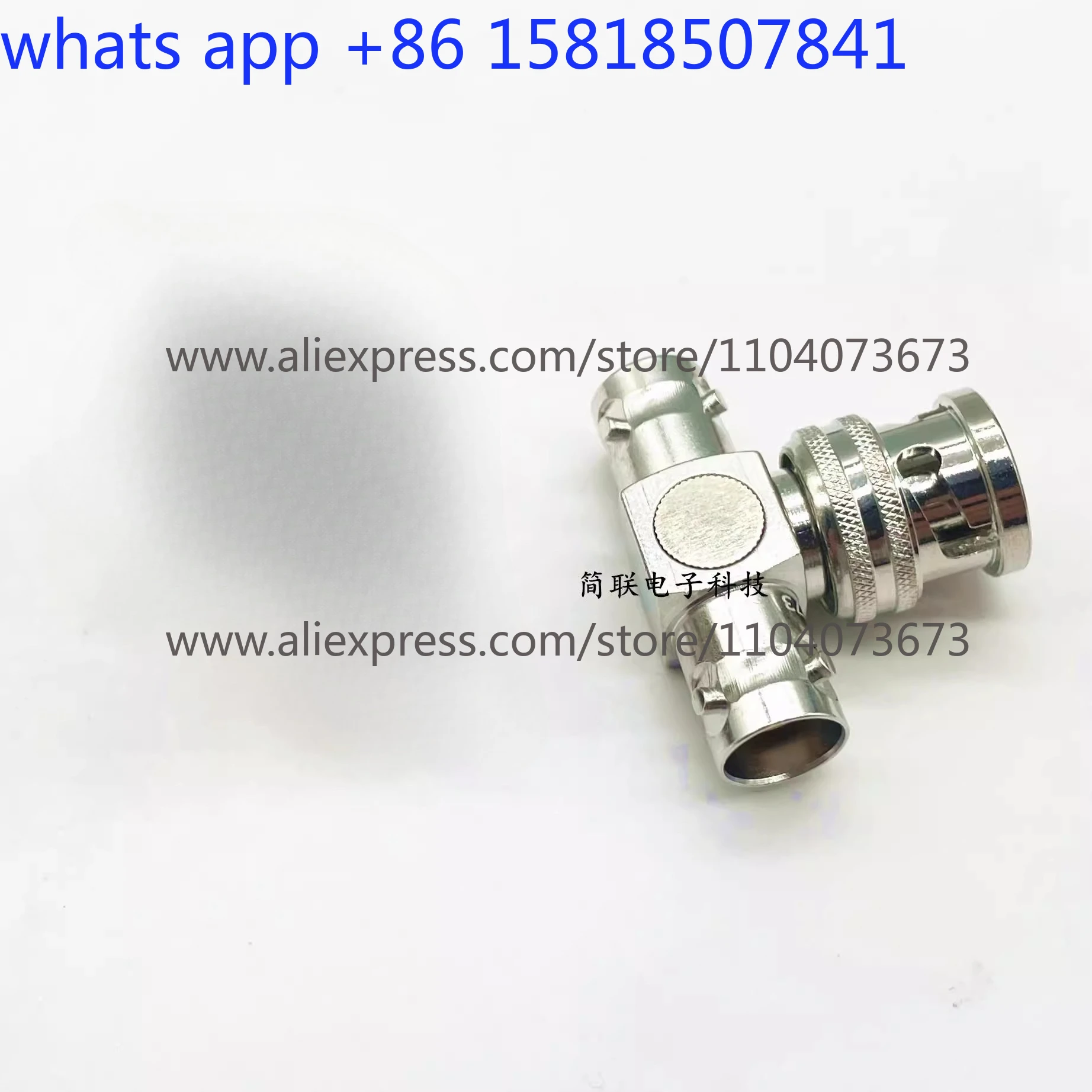 محول BNC T رأس واحد ذكر إلى اثنين أنثى TRB-JKK موصل RF محوري ثلاثي 1553B مشبك ثلاثي #1