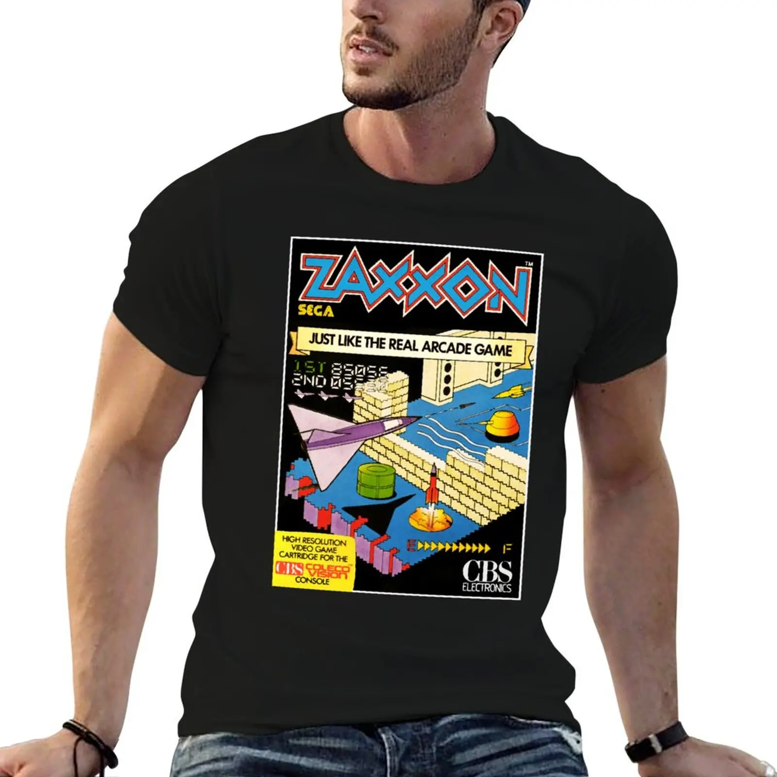 

Zaxxon ColecoVision Classic T-Shirt t shirt for man 100 percent cotton essential t shirt T-Shirt