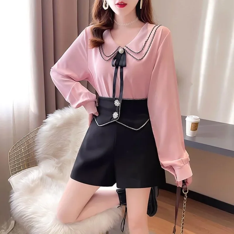 Woman Shorts Casual Sleeve Two-piece Outfit Korean Style Short Sets For Women 2 Pieces Cheap And Stylish Hot Offers Promotion