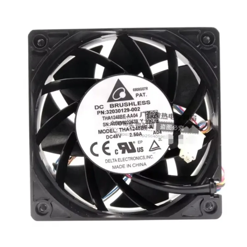 

Вентилятор охлаждения сервера Delta Electronics THA1248BE-A, 48В, 2.50А, 120x120x38мм, 4-проводной