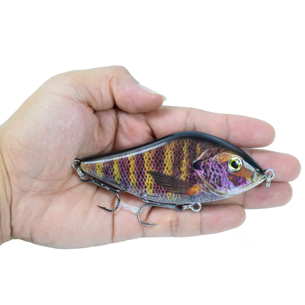 

EASYFISH 1pcs 100mm 45g Slow Sinking Jerkbait Fishing Lure Slider Swim Action Hard Body Jerk Bait for Pike Musky Fishing