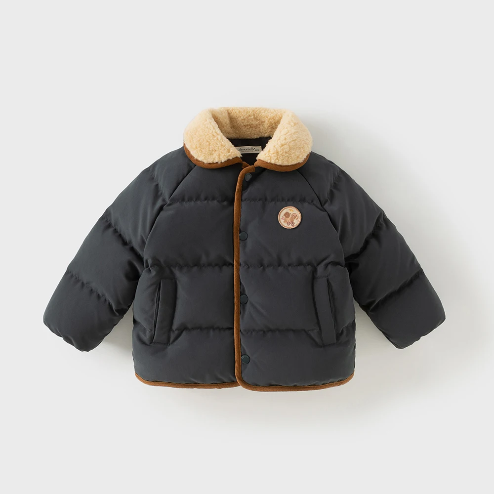 Dave Bella Boys Down Parka Thicken Jacket for Children Winter Warm Down Coats 2-7Years Windproof Outwear Clothes DB4242511