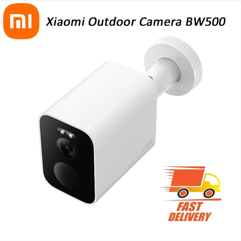 Global Version Xiaomi Outdoor Camera BW500 2.5K Resolution 10000mAh Super-large Battery 8GB Onboard Storage IP 67