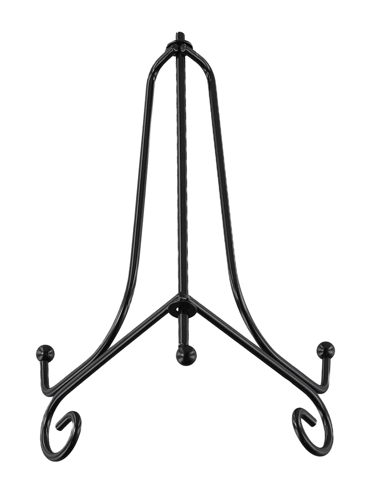 Подставка для хранения, подставка для лотка, подставка для дисплея, фоторамка «сделай сам», мольберт, подставка для хранения, черная железная пластина, держатель для книг для рукоделия