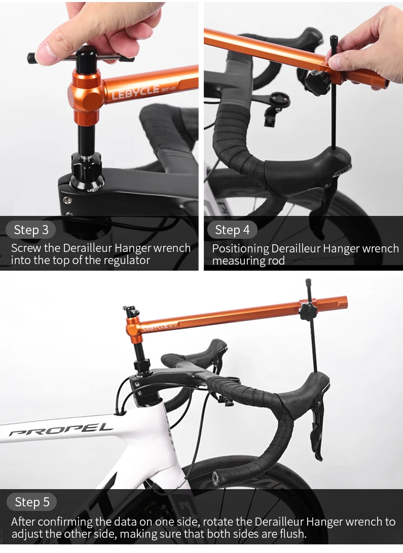 Lebycle Bike Shifter Alignment Tool Bicycle Hand Shift Head Mount Handlebar Height Angle Left Right Symmetrical Adjuster Tools image 6