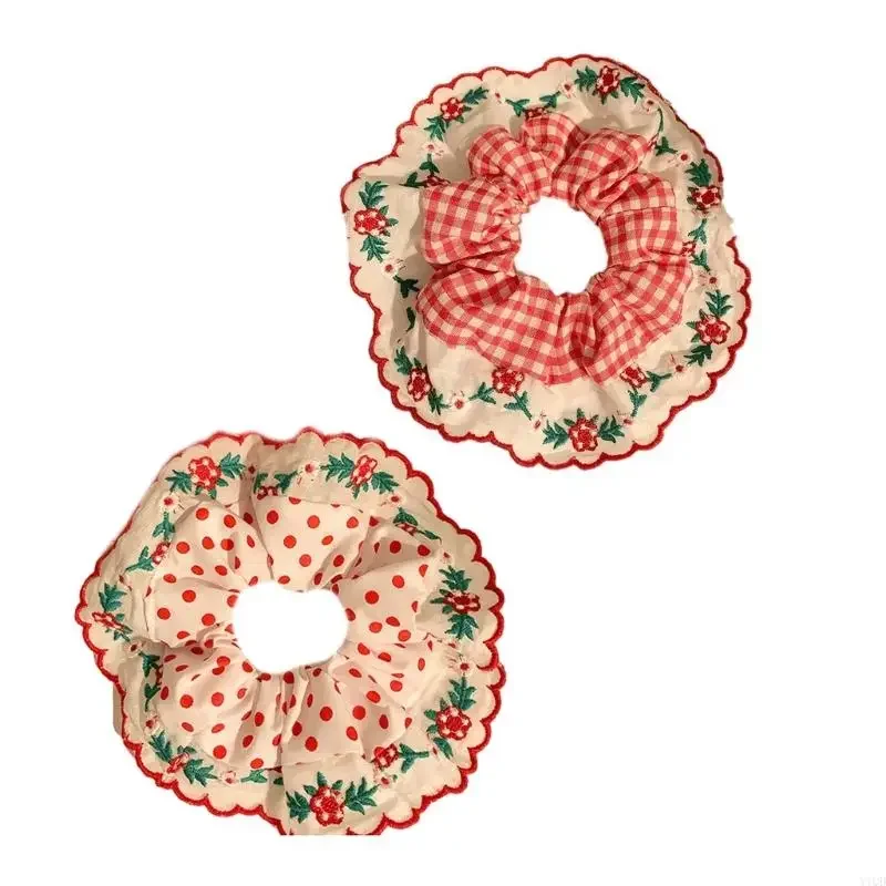 

Женская цветочная узорная галстук мягкая ткань для женщин стильные волосы