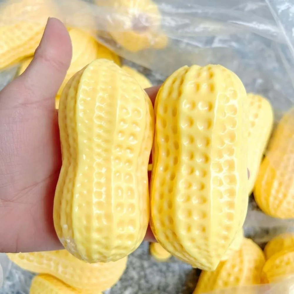 Peanut Peanut Shaped TPR Dog Chew Toy Bite Resistant Teeth Cleaning Toy Textured Surface Teething Toy Anxiety Relief Interactive Toy - Aliexpress Deal