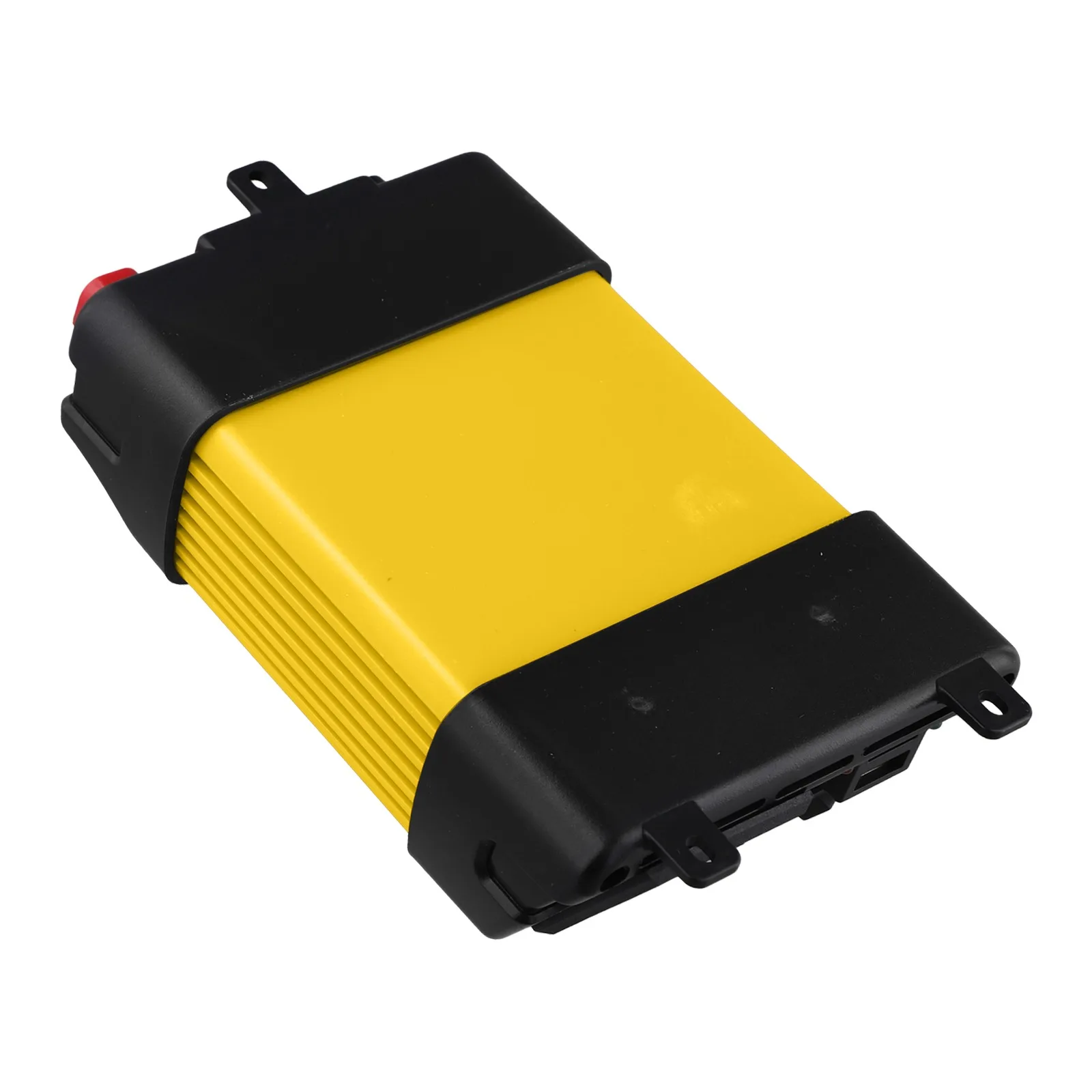 For Laptops For Mobile Phones Voltage Transformer LED Battery Display Inverter Yellow Black AC Socket Overcurrent Protection