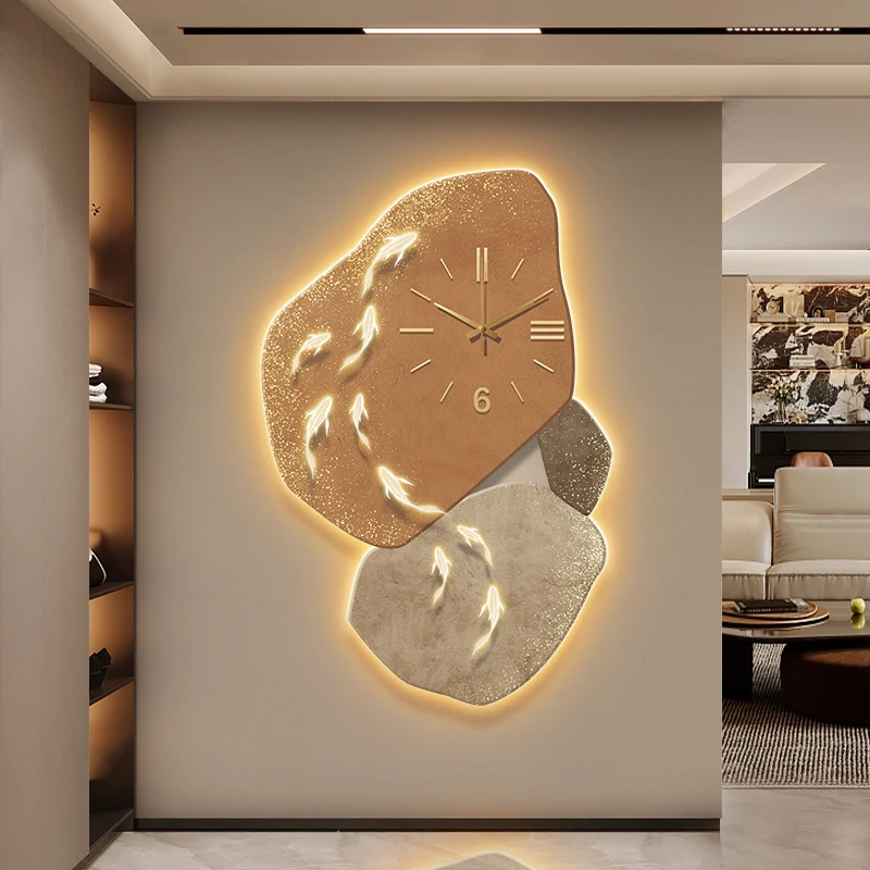 

Minimalist Modern Picture Wall Clock for Entrance Decor Creating A Modern - Luxurious Atmosphere in Corridors with Symbolizing