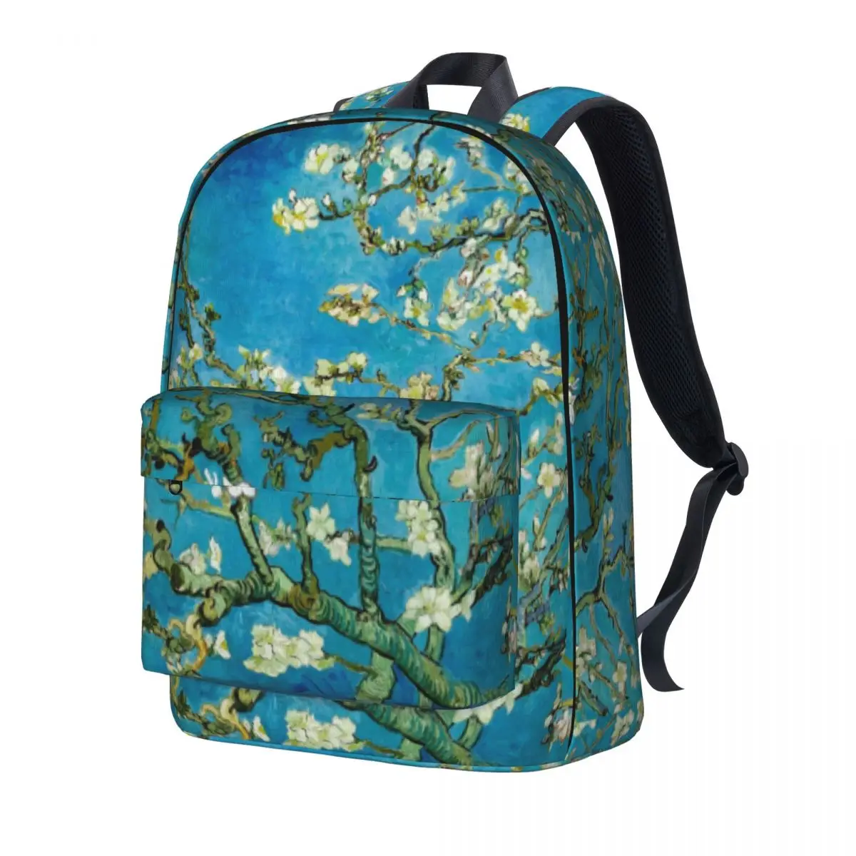 

Almond Blossom Backpack Vincent Van Gogh Student Unisex Polyester Trekking Backpacks Soft Pretty School Bags Rucksack