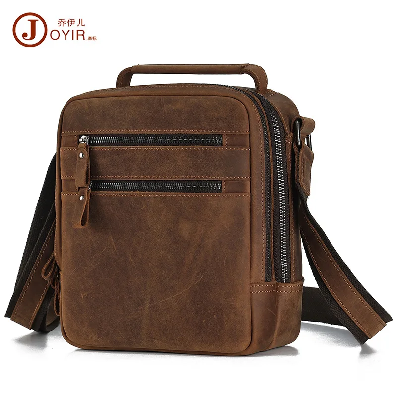 

New Crossbody Men's Large Capacity Retro Men's Bag One Shoulder Men's Leather Bag Fashion Accessories High-end Birthday Gifts Ne