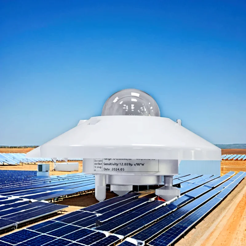 4-20ma الإشعاع محطة الطقس الضوئية Rs485 مقياس الإشعاع الشمسي إجمالي الاستشعار المحمول #2