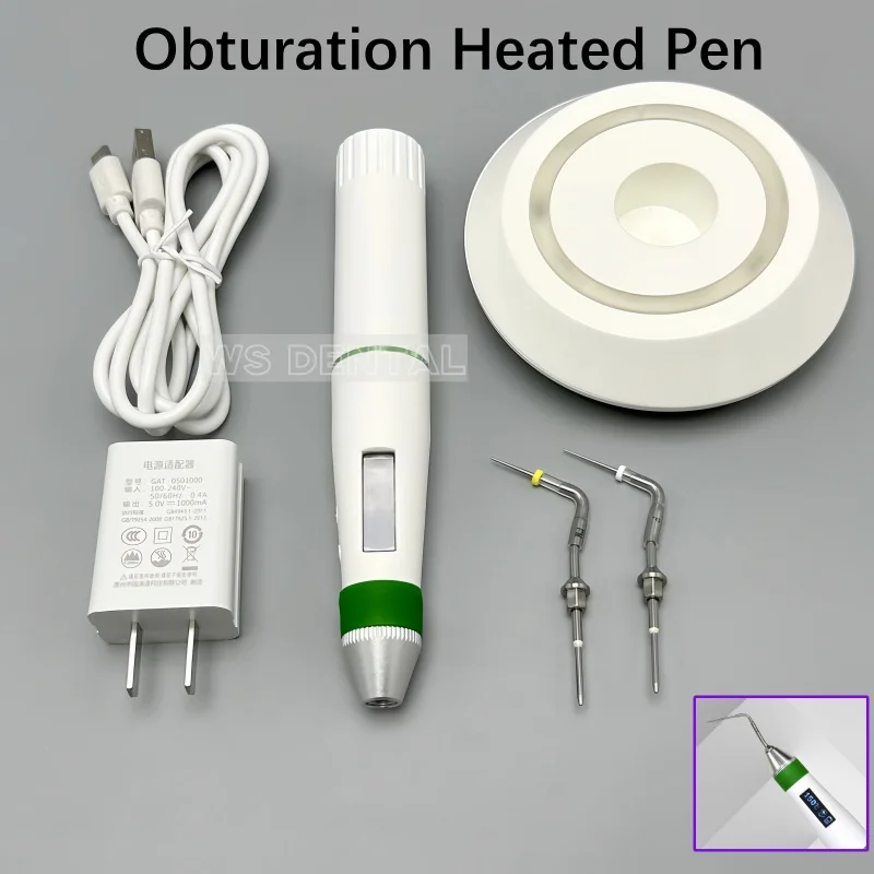 Dental Endodontics Cordless Heated Pen Endo Gutta Percha Point Obturation System Pen Heating Plugger Tips Dentist Accessories