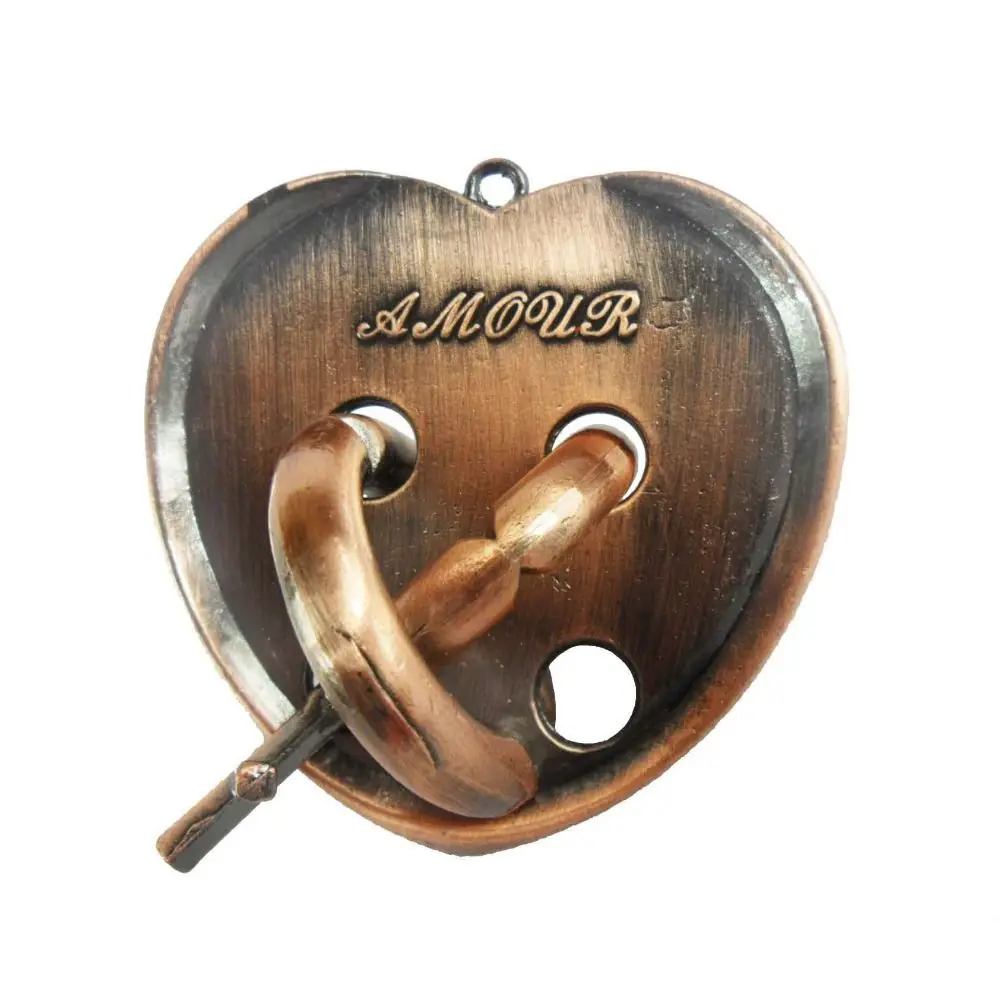 Intelligence Game For Children Adults Intelligence Luban Lock Puzzle  Puzzles Game Metal Brain Teaser  Metal Wire Puzzle