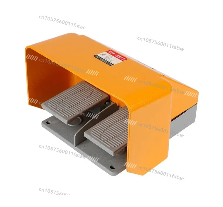 

YDT1-20 Foot Switch Aluminum Alloy with Full Shield Silver Touchpoint Double Pedal Ydt1-20 Foot Switch