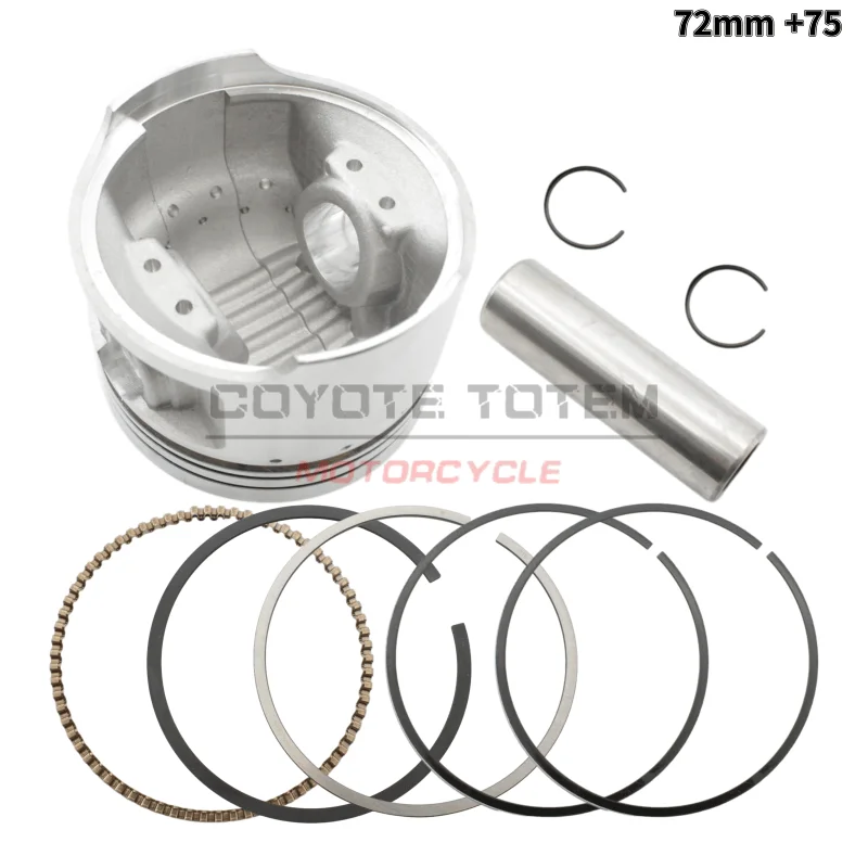 72mm motorcycle piston ring 18mm pin ring gasket kit for Suzuki GN250 DR250 GZ250 DR GN 250 Egine piston bad kit